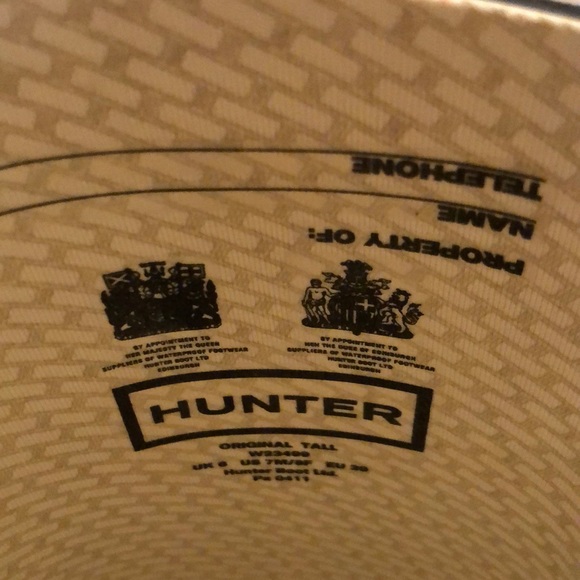 Hunter Rain Boots Black Tall Original - Picture 4 of 6